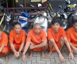 Polresta Banda Aceh Amankan Lima Pelaku Curanmor