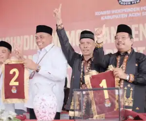 KIP Aceh Singkil Gelar Pengundian Nomor Urut Paslon Bupati dan Wakil Bupati, Ini Datanya