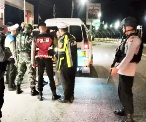 Brimob Aceh Laksanakan KRYD Razia Gabungan TNI-Polri