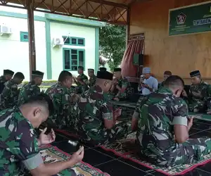 Sambut HUT TNI, Kodim Aceh Jaya Gelar Doa Bersama
