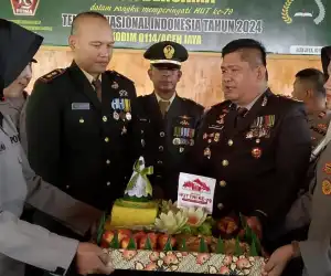 Peringati HUT TNI, Dandim : TNI Akan Terus Berperan Aktif