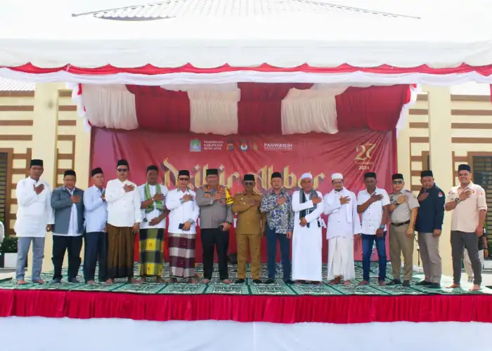 Gemakan Pilkada Damai, Polres Aceh Jaya Gelar Zikir Akbar