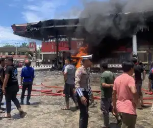 SPBU Subulussalam Ditutup Sementara, Kapolres: Kebakaran Diduga Akibat Korsleting