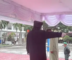 Algojo Kembali Eksekusi 4 Terdakwa Pelanggar Syariat Islam di Nagan Raya