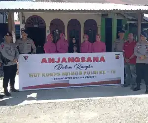 Peringati HUT Brimob Ke-79, Brimob Batalyon C Pelopor Gelar Anjangsana