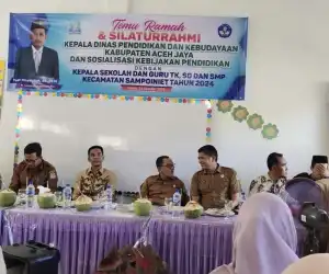 Kegiatan Silaturhami Dinas Pendidikan Aceh Jaya Dihadiri Salah Satu Cawabup, Ini Kata Kadisdik