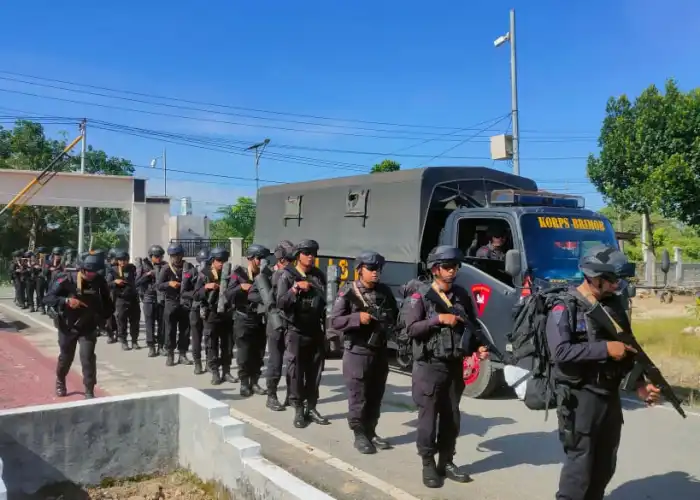 Amankan Pelaksanaan Pilkada di Subulussalam, Sat Brimob Aceh Kirim Personil BKO