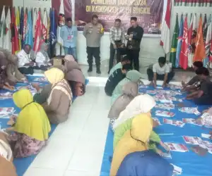 KIP Aceh Singkil Mulai Lipat Surat Suara Pilkada 2024