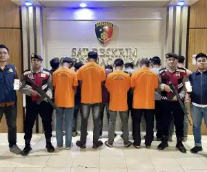 Polisi Tangkap 10 orang Terkait Judi Online, Sebagian Pelajar dan Ada Yang Petani