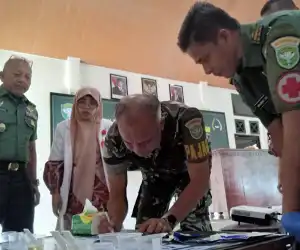 Prajurit Kodim Abdya Jalani Tes Urine Narkoba