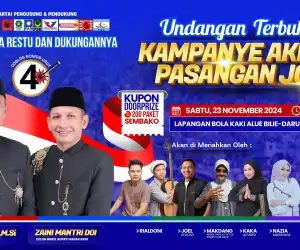 Paslon JOZ Gelar Kampanye Akbar di Alue Bilie, Sejumlah Artis Aceh Ikut Meriahkan