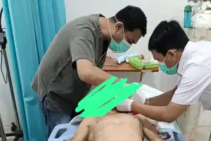 Warga di Nagan Raya Dibacok, Korban Mengalami Luka Dari Bahu Hingga Jari Tangan Yang Nyaris Putus