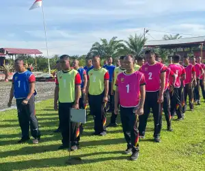 Brimob Batalyon C Pelopor Gelar Tes Kesamaptaan Jasmani (TKJ)