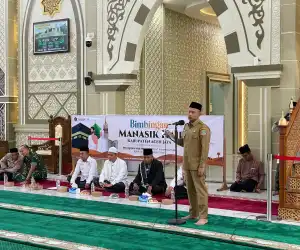 Bupati Aceh Jaya Buka Manasik Haji, Ini Harapannya
