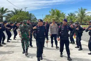 Dansat Brimob Polda Aceh Kunjungan Kerja Ke Mako Batalyon C Pelopor