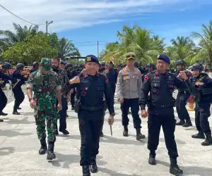 Dansat Brimob Polda Aceh Kunjungan Kerja Ke Mako Batalyon C Pelopor