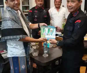 Dansat Brimob Polda Aceh Silaturahmi Dengan Pimpinan Dayah