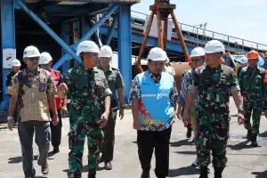 Aster Kasdam Iskandar Muda Kunjungi PLN Nusantara Power UP Nagan Raya