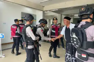 Antisipasi Gangguan Kamtibmas, Brimob Aceh Patroli Rutin Di Nagan Raya