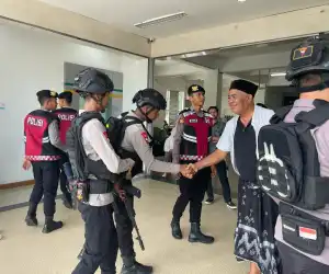 Antisipasi Gangguan Kamtibmas, Brimob Aceh Patroli Rutin Di Nagan Raya