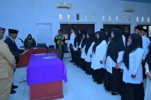 39 Pejabat Fungsional dan Guru Dilantik Pj Bupati Aceh Jaya