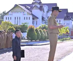 Wakil Bupati Aceh Jaya Pimpin Apel Perdana, Ajak ASN Tingkatkan Kinerja dan Pelayanan Publik