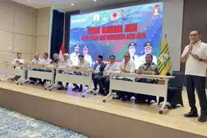 Pj. Sekda Aceh Jaya Hadiri Pemaparan Tuan Rumah PORA XV 2026