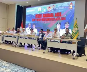 Pj. Sekda Aceh Jaya Hadiri Pemaparan Tuan Rumah PORA XV 2026