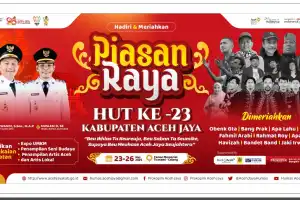 Rayakan HUT ke-23 dan 100 Hari Kerja SALEM, Pemkab Aceh Jaya Hadirkan Piasan Raya