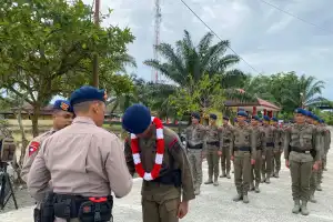 Satuan Brimob Polda Aceh Batalyon C Pelopor Gelar Tradisi Penyambutan 20 Personel Baru