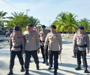Kapolres Aceh Barat Kunjungi Mako Brimob Batalyon C Pelopor untuk Pererat Silaturrahmi dan Sinergitas Antar Instansi