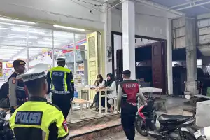 Personel Gabungan Polres Nagan Raya Gelar Patroli Skala Besar, Ciptakan Rasa Aman Dan Kondusif Di Wilayah