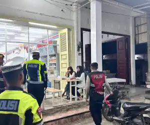 Personel Gabungan Polres Nagan Raya Gelar Patroli Skala Besar, Ciptakan Rasa Aman Dan Kondusif Di Wilayah