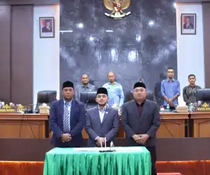 DPRK Terima Laporan Pertanggungjawaban APBK 2024, Wabup Raja Sayang Sampaikan Apresiasi