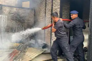 Cepat Dan Tanggap, Brimob Aceh Berhasil Kendalikan Kebakaran Di Trumon Tengah