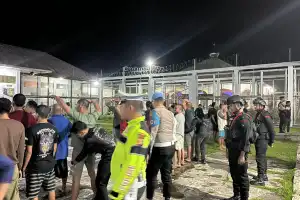 Komitmen Berantas Narkoba, Lapas Meulaboh Gandeng Brimob Batalyon C Pelopor Razia Blok Hunian