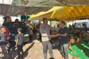 Menyatu dengan Masyarakat, Komandan Batalyon C Pelopor Peringati Maulid Nabi di Tanah Kelahiran