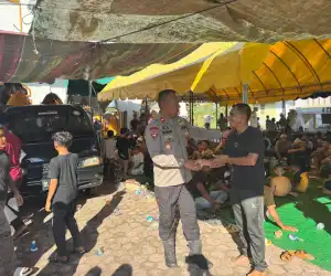Menyatu dengan Masyarakat, Komandan Batalyon C Pelopor Peringati Maulid Nabi di Tanah Kelahiran