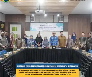 Kantor Pertanahan Kabupaten Nagan Raya Ikuti Bimbingan Teknis Penerbitan Kesesuaian Kegiatan Pemanfaatan Ruang (KKPR)