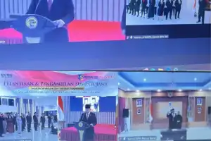 Kantor Pertanahan Nagan Raya Hadiri Pelantikan Pejabat Pengawas Secara Hybrid oleh Menteri ATR/BPN