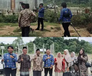 Pengukuran Tanah Wakaf di Desa Blang Leumak, Kecamatan Beutong Nagan Raya