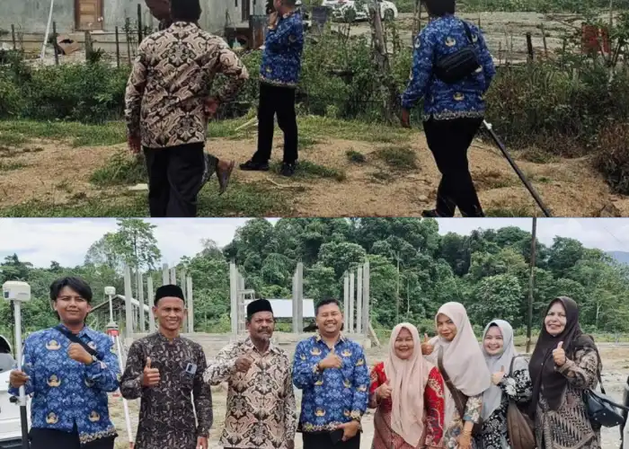 Pengukuran Tanah Wakaf di Desa Blang Leumak, Kecamatan Beutong Nagan Raya
