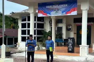 Kantor Pertanahan Kabupaten Nagan Raya Gelar Upacara Peringatan Hari Pahlawan ke-80 Tahun 2025