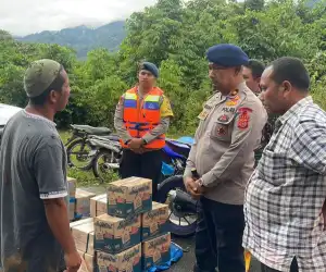 Quick Respon Brimob: Batalyon C Pelopor Sigap Tangani Banjir di Beutong Ateuh Banggalang