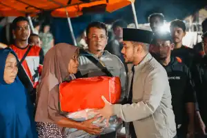 Ketua DPRK Nagan Raya Tinjau Lokasi Banjir Bandang di Beutong Ateuh Banggalang