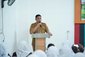 Bupati Nagan Raya Buka Pembinaan Mental Spiritual untuk Pelajar SMA Sederajat