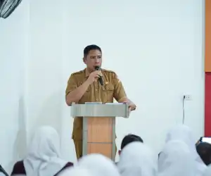 Bupati Nagan Raya Buka Pembinaan Mental Spiritual untuk Pelajar SMA Sederajat