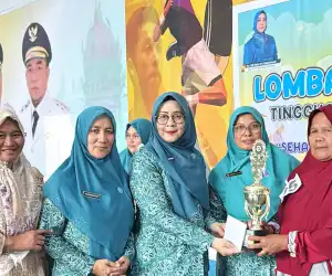 Gelorakan Hidup Sehat, TP-PKK Nagan Raya Adakan Senam Lansia Tingkat Kabupaten