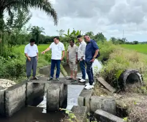Tindak Lanjuti Keluhan Petani, Bupati TRK Tinjau Saluran Irigasi Sekunder