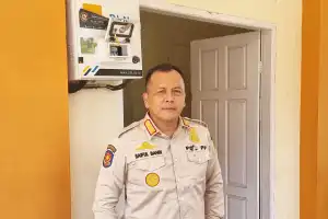 pol PP–WH Nagan Raya Tertibkan Hewan Ternak Berkeliaran di Kompleks Perkantoran Suka Makmue